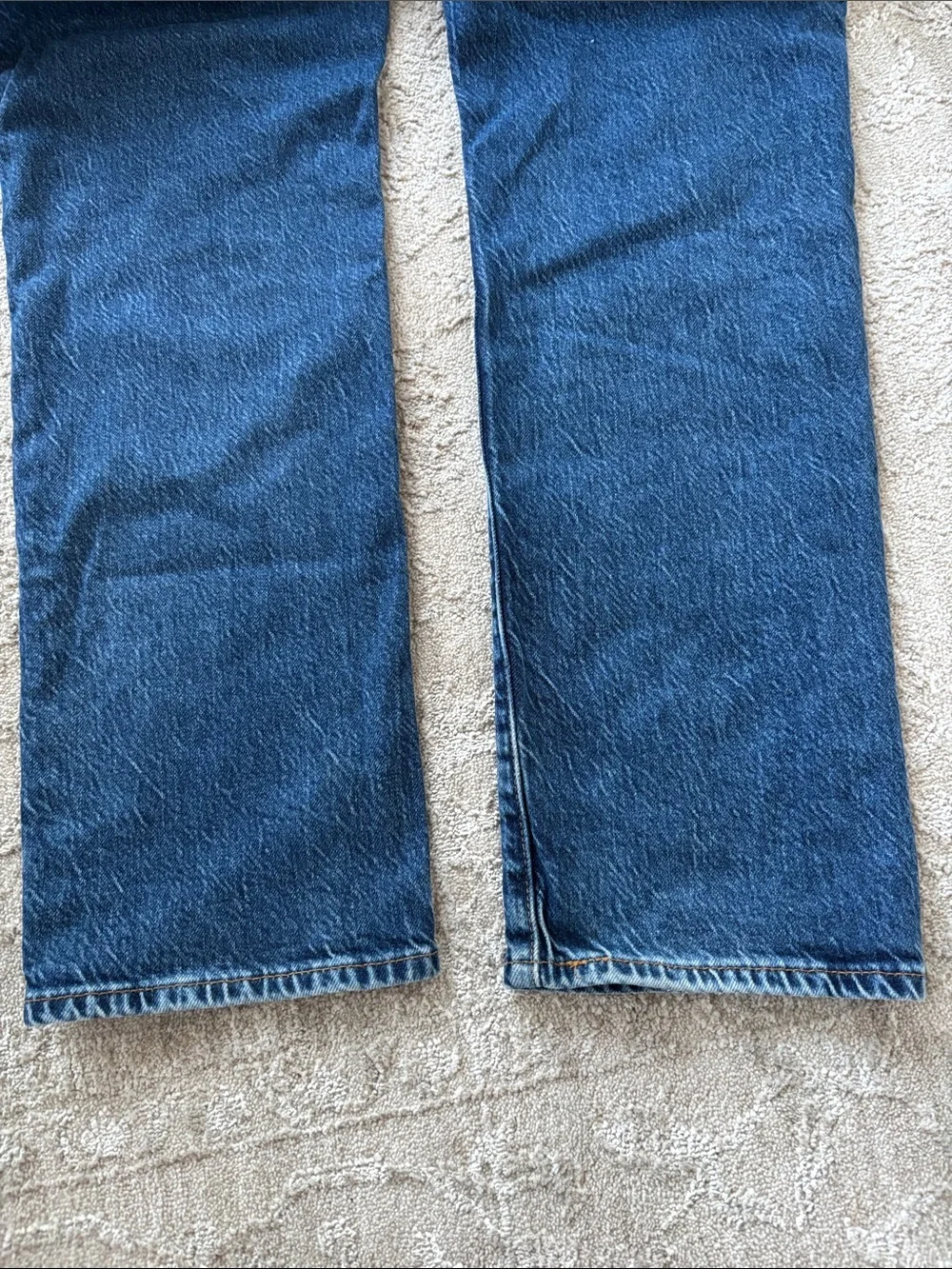 Levi's Men's 511 Dark Blue Relaxed Fit Jeans Leather Tags Premium size 38x32